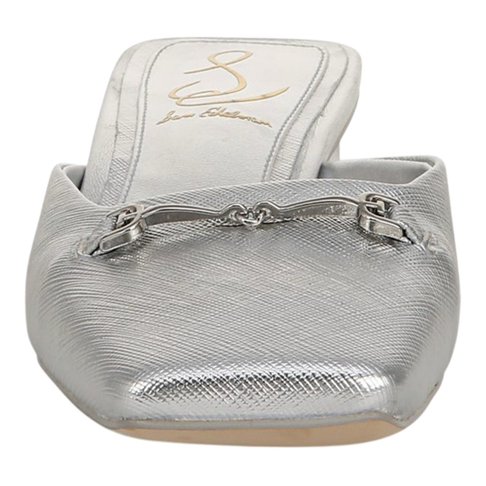 Sam Edelman Ollie Silver Metallic Mules – Size 8 – NIB - Picture 5 of 13